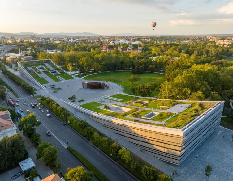 Néprajzi Múzeum új épülete, amely 2022-ben nyílt meg. Fotó: Palkó György, ligetbudapest.hu
