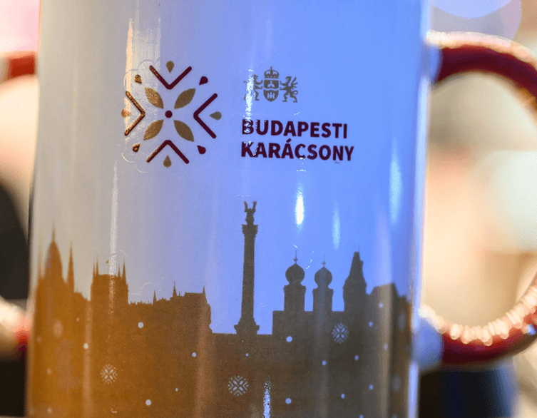 Budapest karácsonyi bögre 2024