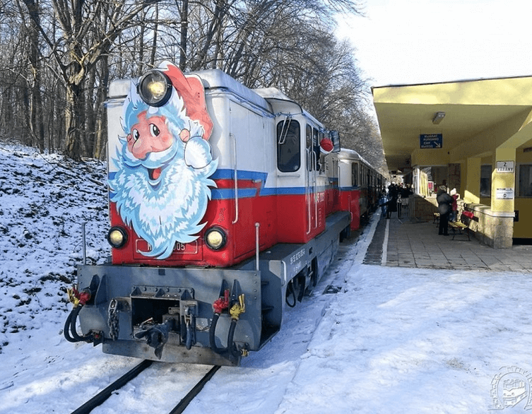 Mikulásvonat Hűvösvölgy Budapest