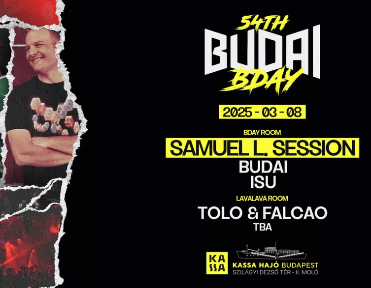 DJ Budai 54. születésnapja Budapesten