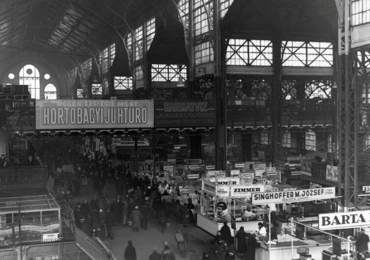 Budapest Vásárcsarnok 1930 Fortepan / Négyesi Pál