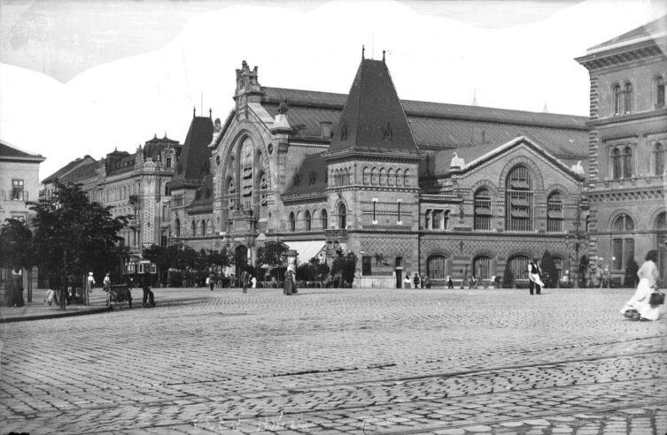 A budapesti Vásárcsarnok 1904-ben Fortepan / Deutsche Fotothek / Brück und Sohn