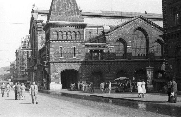 Budapest Vásárcsarnok 1961 Fortepan / Fortepan