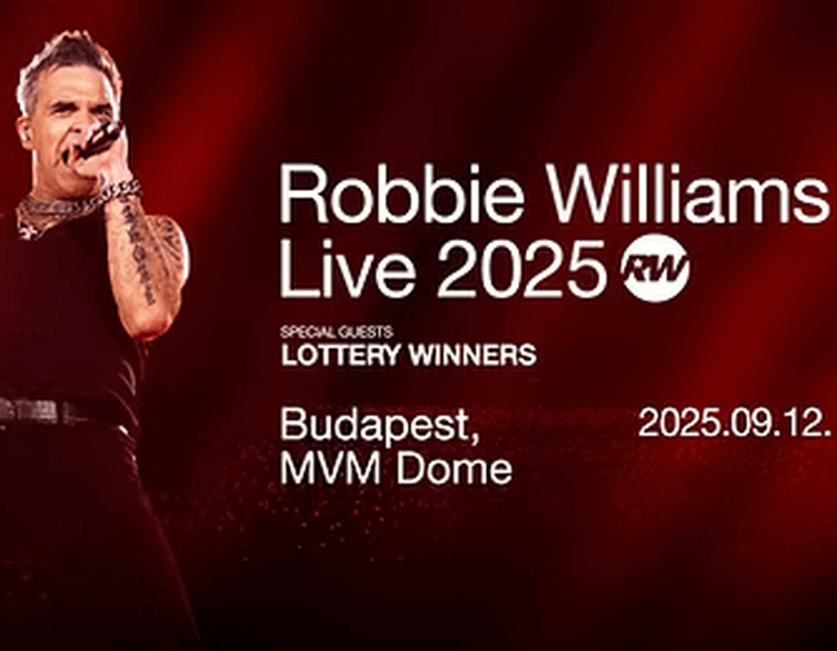 Robbie Williams koncert Budapest MVM Dome 2025