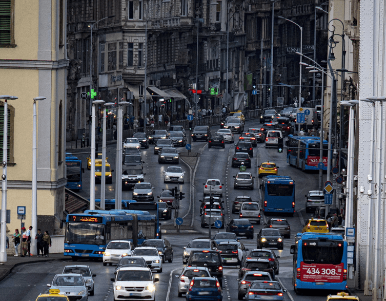 Rákóczi út – Kossuth Lajos utca – Szabad sajtó út átalakulása