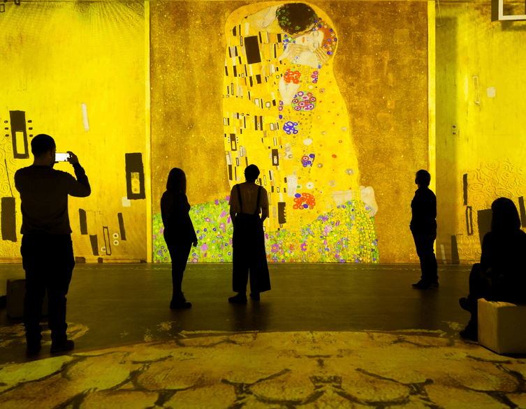 Immerzív Gustav Klimt kiállítás