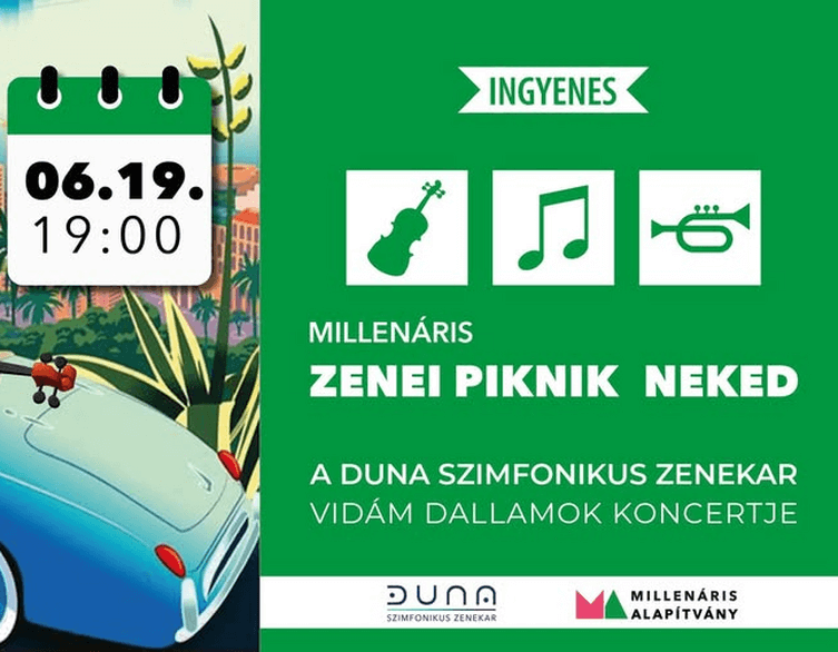 Millenáris zenei piknik 2025