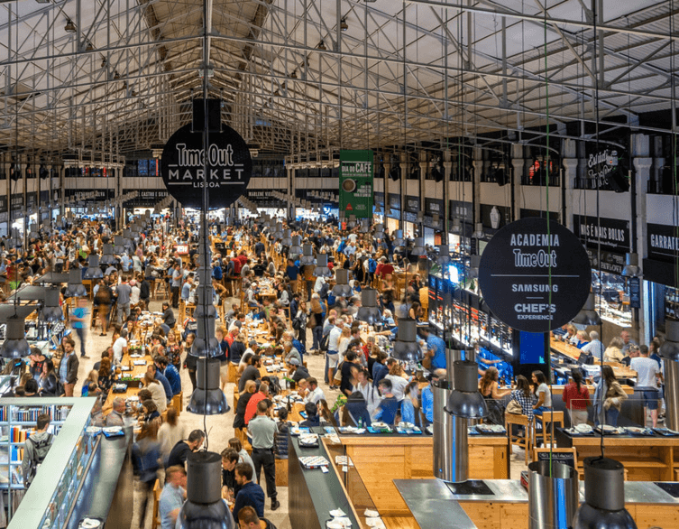 Time Out Market a belváros szívében
