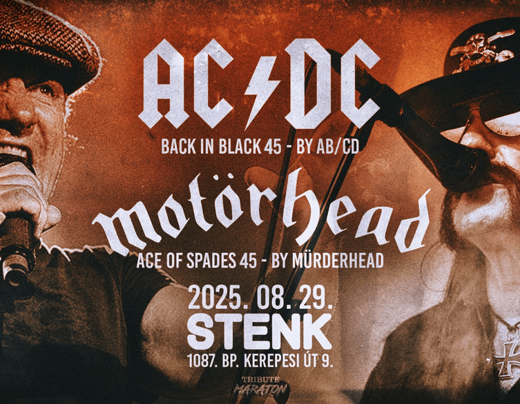 Rocktörténelem éjszakája a STENK-ben – AC/DC és Motörhead tribute koncert