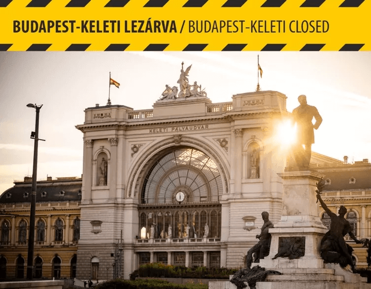 Budapest-Keleti pályaudvar lezárva!