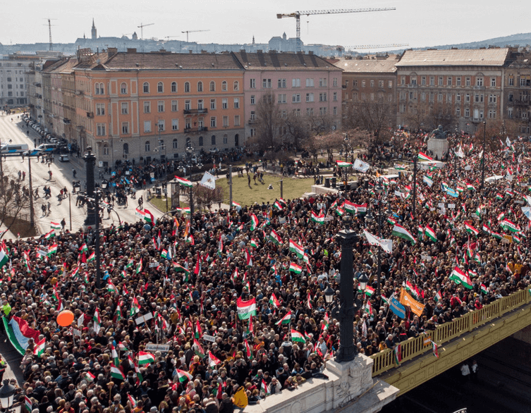 Október 23 2025 Budapest ünnepség, Békemenet, Nemzeti Menet