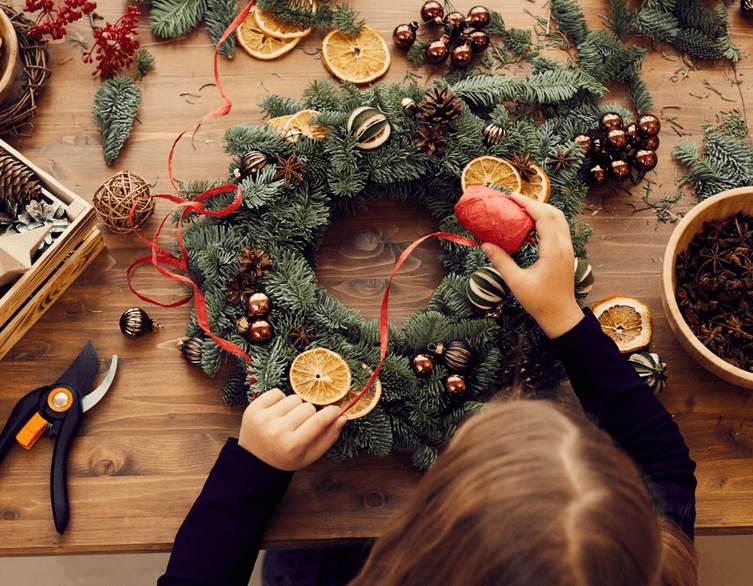 Adventi koszorú készítés workshop Budapest