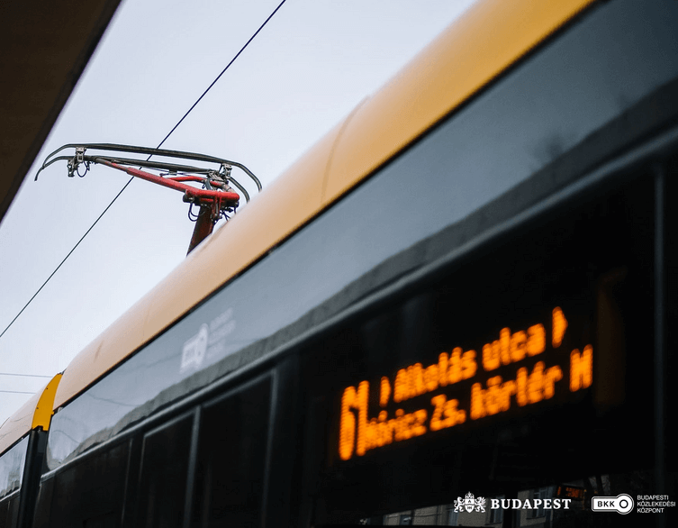 BKK villamoshálózat újítás