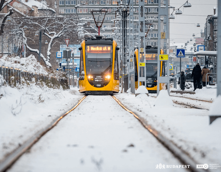 CAF villamos Budapest