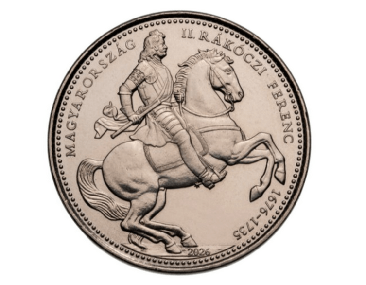 II. Rákóczi Ferenc emlékérme